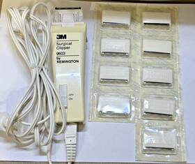 3m 9603 Surgical Clipper By Remington With 9 New Replacement Shaver Assemblies