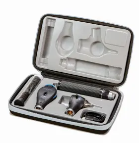 54380l Adc Portable Diagnostic Set Usb Rechargeable With Pmv Otoscope And Coax Oph