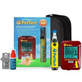 Advocate Pettest 852982006866 Painless Glucose Monitoring Kit For Dogs And Cats Diabetic Pet Blood S