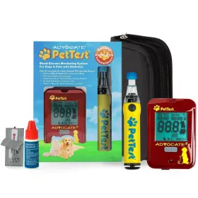 Advocate Pettest 852982006866 Painless Glucose Monitoring Kit For Dogs And Cats Diabetic Pet Blood S