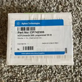 742305 Agilent 39xl Incpu-boardin Programmed V6.18 New Sealed 742305 Agilent 39xl Incpu-boardin Programmed V6.18 New Sealed