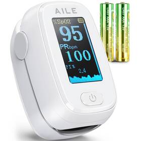 Aile W011 Pulse Oximeter With Fingertip Oxygen Meter Compact Oxi