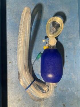 Air Life 2k8008 Resus Ped With Mask 40 Inch Tbg P/o