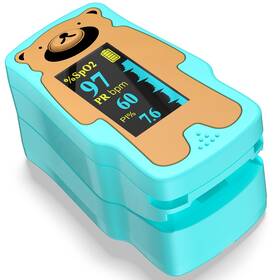 Amemo 194230269464 Pediatric Pulse Oximeter Oled Display Oxygen Monitor Fingertip For Children