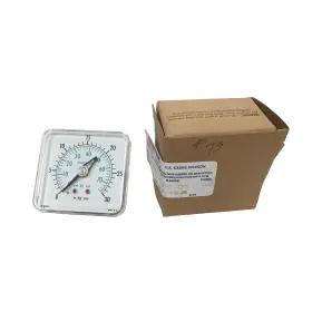 Bu-191-c Ametek Ref Vacuum Pressure Gauge 30 Inhg Square Panel Mount