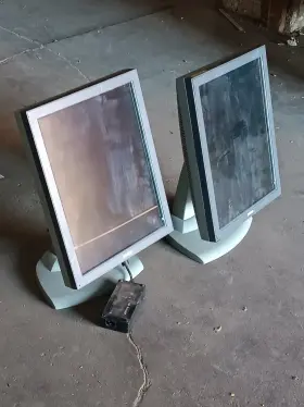 Mfgd-3220-d Barco Lot Of 2 Mfgd 3220d 21 Inch Lcd Grey-scale Display Medical Monitors K9300241