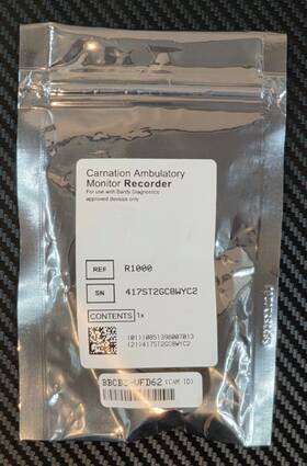 Bardy 417st2gc8wyc2 Diagnostic Carnation Ambulatory Monitor Recorder #417st2gc8wyc2