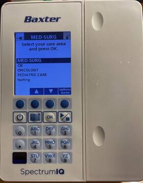 Baxter 3570009 Sigma Spectrum Iq Infusion Pump A/b/g/n Wireless Battery - Pole Clamp