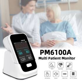 Berry Pm6100a Wireless 4-parameter Patient Monitor With Free App And Accessories