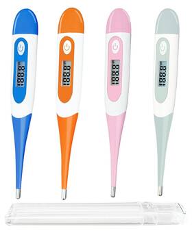 Bestwya 798220072425 Oral Thermometer Digital For Fever A Pack Of 4