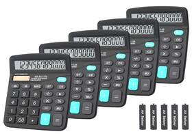 Bestwya 8541736035 Calculators Large Button Calculator With Angled Lcd Display 12-digit Dual Po