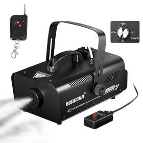 Borgova Bf-01 1000w Fog Machine With Timer Wireless Remote And Manual Control - Ideal For