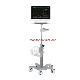 Mt-301 Bpmd Full Metal Rolling Stand For Mindray N12 Monitor Big Wheel