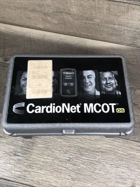 100-0025-01 Braemar Cardionet Mcot Os Heart Monitor Recorder Transmitter With Ekg Leads Extras