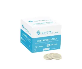 102.0027 Brand Krystal Endocavity Latex Ultrasound Probe Cover - 1.5 X 7.9 In 100/box Inch