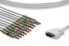 Bulbsandbatteries 01.57.471017 Replacement For Edan Direct-connect Ekg Cables