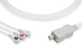 Bulbsandbatteries Cmt-01hth-0.8d Replacement For Fukuda Denshi Ecg Telemetry Leadwires