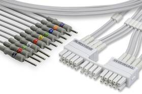 Bulbsandbatteries Lmt10-ln0 Replacement For Mortara Ekg Leadwires