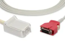 Lnc-04 Bulbsandbatteries Replacement For Masimo 2055 Red Spo2 Adapter Cables