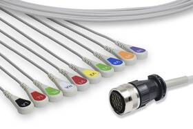 Bulbsandbatteries Q-4500 Replacement For Direct-connect Ekg Cables Snap Quinton And Others