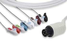 Bulbsandbatteries S12/s19 Replacement For Surveyor Direct-connect Ecg Cables Pinch/grabber
