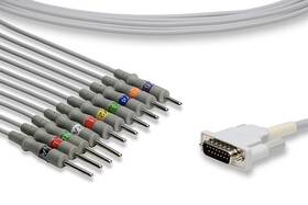 Bulbsandbatteries Wx-k3g0-2 Replacement For Cardiocare 2000 Direct-connect Ekg Cables Needle Bionet