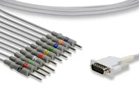 Wx-k3g0-2 Bulbsandbatteries Replacement For Cardiocare 2000 Direct-connect Ekg Cables Needle Bionet