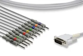 Wx-k3ts-3 Bulbsandbatteries Replacement For Eli 250c Direct-connect Ekg Cables Needle Burdick And