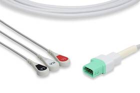 Bulbsandbatteries Wx-k5w2-3 Replacement For Passport V Direct-connect Ecg Cables Snap Datascope /