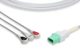 Wx-k5w2-3 Bulbsandbatteries Replacement For Passport V Direct-connect Ecg Cables Snap Datascope /