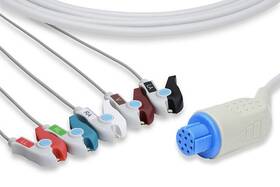 Bulbsandbatteries Wx-k6uz-1 Replacement For Datex Ohmeda Light Monitor Direct-connect Ecg Cables Pinch/grabb