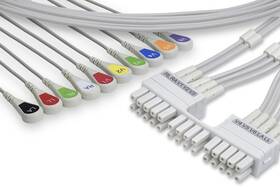 Bulbsandbatteries Wx-kc8x-3 Replacement For Mortara Wireless Acqusition Module Wam Ekg Leadwires Snap