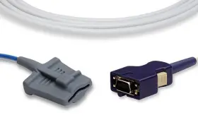Wx-kg95-9 Bulbsandbatteries Replacement For Respironics Alice 5 Direct-connect Spo2 Sensors Adult Soft Wx-kg95-9 Bulbsandbatteries Replacement For Respironics Alice 5 Direct-connect Spo2 Sensors Adult Soft