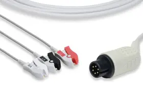 Wz-766h-6 Bulbsandbatteries Replacement For 3000 Direct-connect Ecg Cables Pinch/grabber Ivy