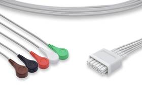 Bulbsandbatteries Wz-7sww-2 Replacement For Datascope / Mindray Benevision Tm80 Ecg Telemetry Leadwires 5 Mi