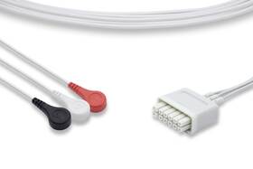 Bulbsandbatteries Wz-7ywd-7 Replacement For Epm 12m Ecg Telemetry Leadwires 3 Mindray Leads Snap