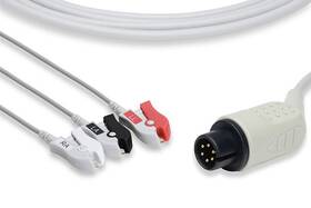 Bulbsandbatteries Wz-84z2-4 Replacement For Datascope / Mindray Mec 1200 Direct-connect Ecg Cables Pinch/gra