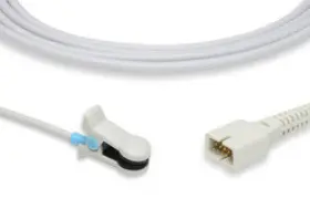 Wz-8e75-5 Bulbsandbatteries Replacement For Spot Vital Signs Short Spo2 Sensors Adult Ear Clip Welch