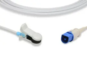 Wz-8ehy-2 Bulbsandbatteries Replacement For Suresigns Vs4 Direct-connect Spo2 Sensors Adult Ear Clip