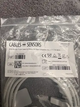 Ta-230290 Cables And Sensors Ecg Monitor Trunk Cable New In Box Fast Shipping Ta-230290 Cables And Sensors Ecg Monitor Trunk Cable New In Box Fast Shipping