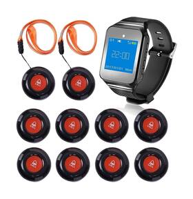 Calltou 680727535698 Caregiver Wireless Smart Call Button - 500 Ft Vibration Nurse Inch