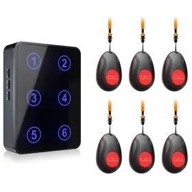 Cc16bl Calltou Wireless Caregiver Pager System 500 Ft Range Nurse Call Button F