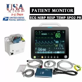 Spo2 Carejoy 190891188113 12 Inch Portable Patient Monitor Vital Signs Machine Ecg Nibp Resp Temp Pr Us Spo2 Carejoy 190891188113 12 Inch Portable Patient Monitor Vital Signs Machine Ecg Nibp Resp Temp Pr Us