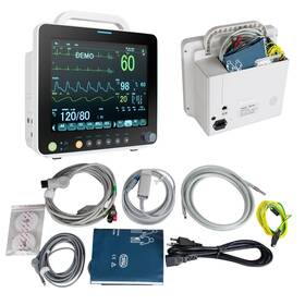 Carejoy 1908919012092375 12 Inch Hospital 6-parameter Patient Monitor Spo2/pr/nibp/ecg/resp/temp Tft Screenus