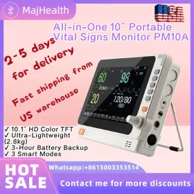 Pm10a-all-in-one Carejoy Portable 10 Inch Vital Signs Monitor Ekg Spo2 Nibp Fast Usa Shipping Pm10a-all-in-one Carejoy Portable 10 Inch Vital Signs Monitor Ekg Spo2 Nibp Fast Usa Shipping