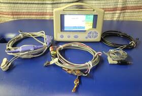 Cas Medical Systems Inc 9403 Cardell Veterinary Monitor-new Battery-bp-sp02-ecg-accessories