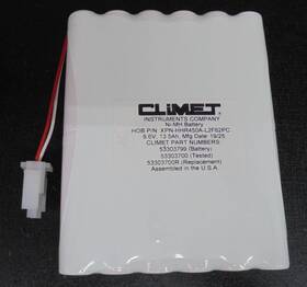 Climet Intruments 53303799 Instruments Replacement Battery For Particle Counters