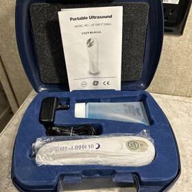 Compass Health Brands 1000 3rd Portable Ultrasonic Ultrasound Massager Us1000 Edition With Case