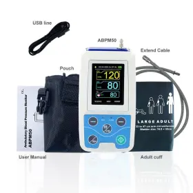 4582 Contec Abpm50 24 Hours Ambulatory Blood Pressure Patient Monitor Nibp Pr Usb Fda