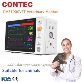 Contec Cms1000-vet 5 Inch Color Lcd Handheld Vital Signs Veterinary Patient Monitor